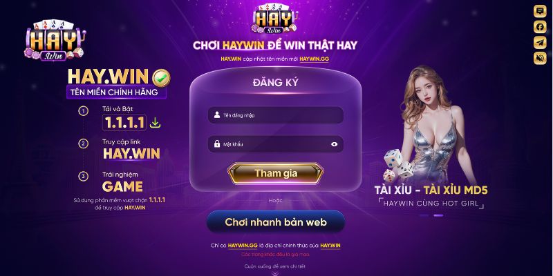 Ưu điểm tuyệt vời chỉ có tại cổng game HAYWIN
